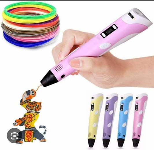 3D Printing Pen with LCD Display